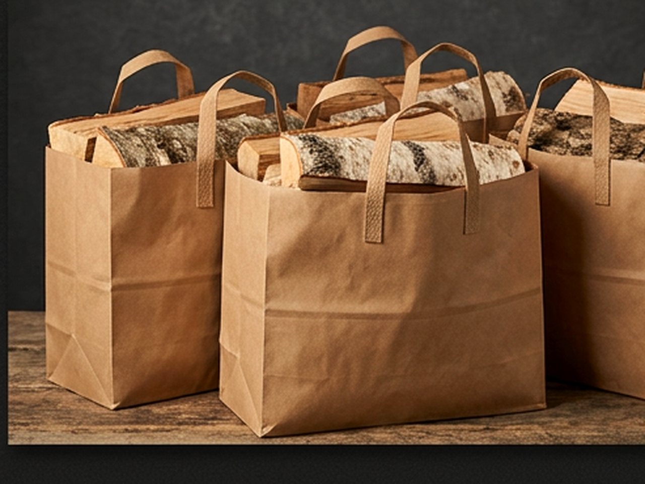 Дрова в мешках 30 л в Якутске